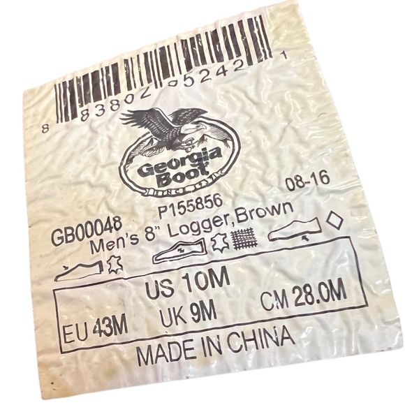 GEORGIA BOOT MEN'S SOFT TOES OIL RESISTANT WORK BOOTS, Size 10M - Picture 13 of 13